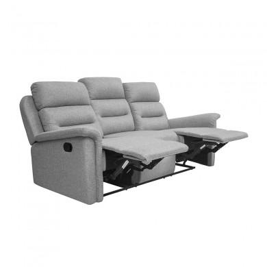 Canapé de relaxation 9222 Gris Clair 191cm  9222TGRC3