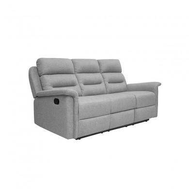 Canapé de relaxation 9222 Gris Clair 191cm  9222TGRC3