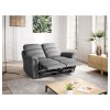 Canapé de relaxation 9222 Gris Clair 140cm  9222TGRC2