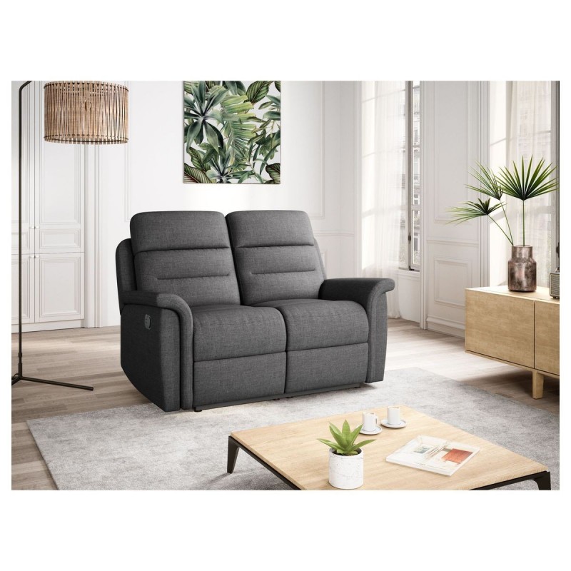 Canapé de relaxation 9222 Gris Foncé 140cm  9222TGRF2