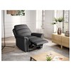 Fauteuil de relaxation 9222 Gris Foncé Manuel  9222TGRF1