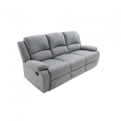 Canapé de relaxation Koop Gris Clair 193cm  9121ETGRC3