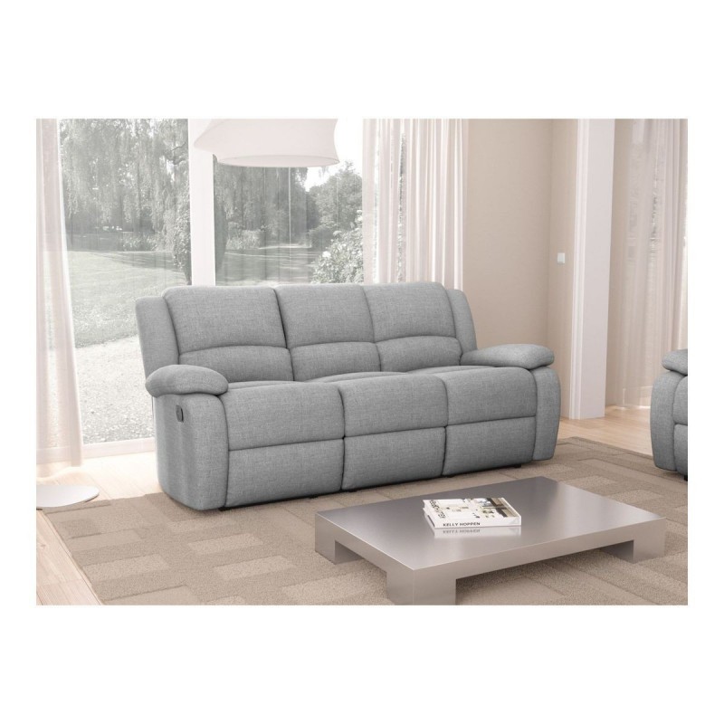 Canapé de relaxation Koop Gris Clair 193cm  9121ETGRC3