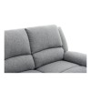 Canapé de relaxation Koop Gris Clair 143cm  9121ETGRC2