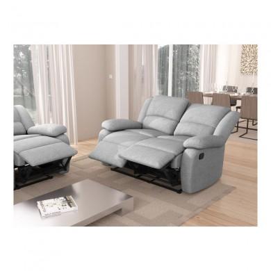 Canapé de relaxation Koop Gris Clair 143cm  9121ETGRC2