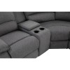 Canapé d'angle 9121L Gris Foncé Gauche  9121LSTGRF