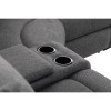 Canapé d'angle 9121L Gris Foncé Gauche  9121LSTGRF