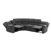 Canapé d'angle 9121L Gris Foncé Gauche  9121LSTGRF