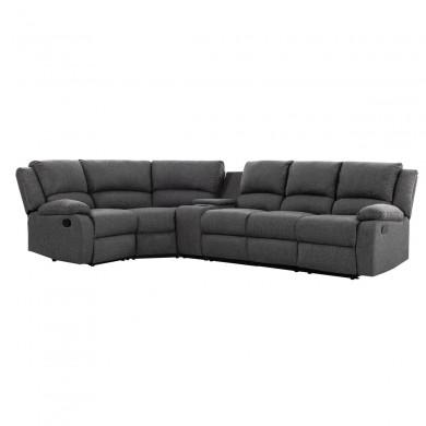 Canapé d'angle 9121L Gris Foncé Gauche  9121LSTGRF