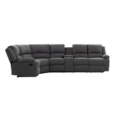 Canapé d'angle 9121L Gris Foncé Gauche  9121LSTGRF