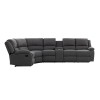 Canapé d'angle 9121L Gris Foncé Gauche  9121LSTGRF