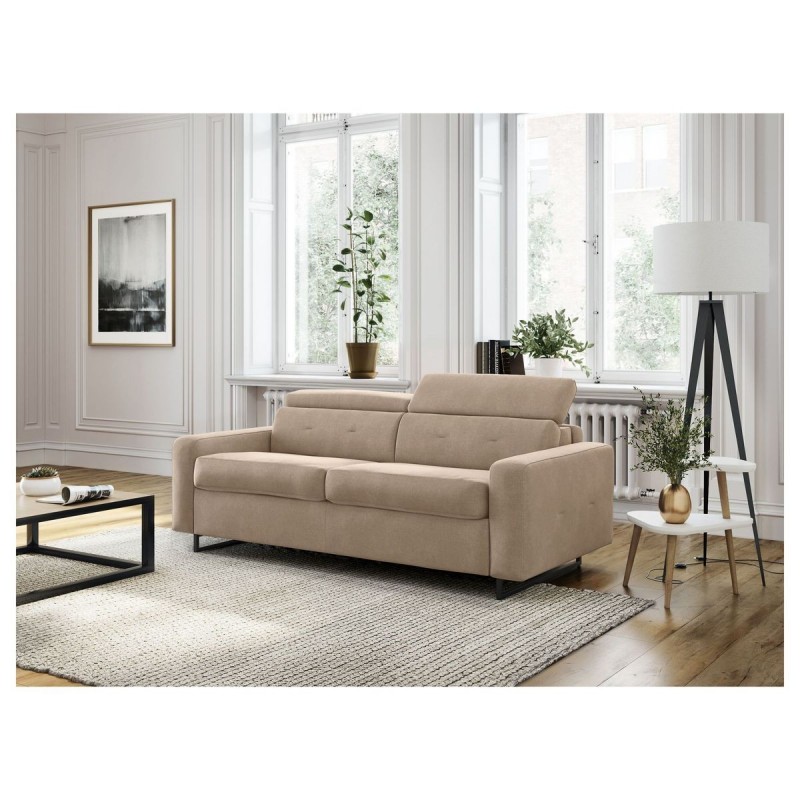 Canapé convertible Mina Beige  MINATNAT