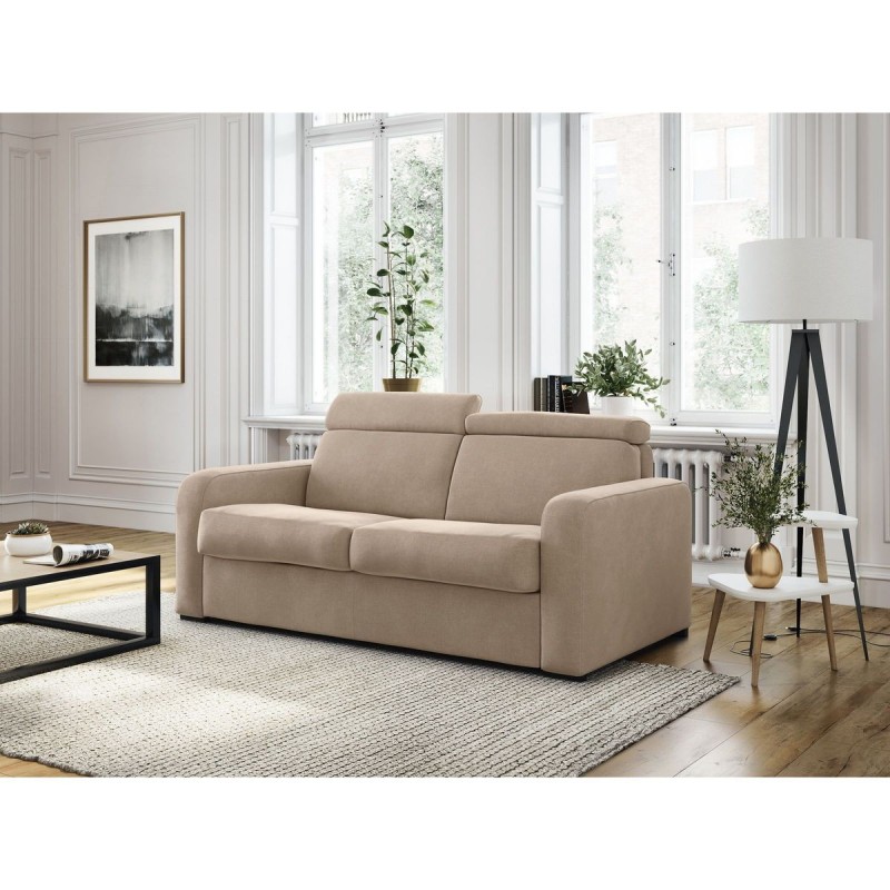 Canapé convertible Carole Beige  CAROLETNAT
