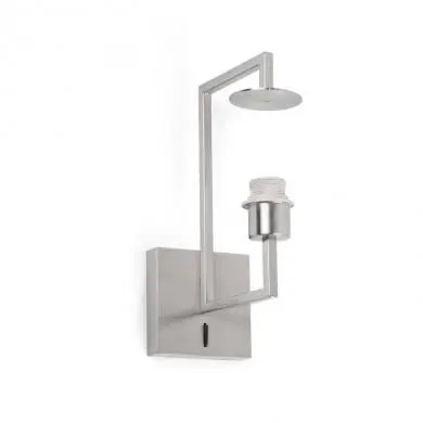 Applique Murale avec interrupteur Frame Nickel E27 15W FARO 20170