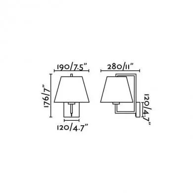 Applique Murale avec interrupteur Frame Nickel E27 15W FAR_20170 20170 Applique Murale avec interrupteur Frame Nickel E27 15W FARO 20170