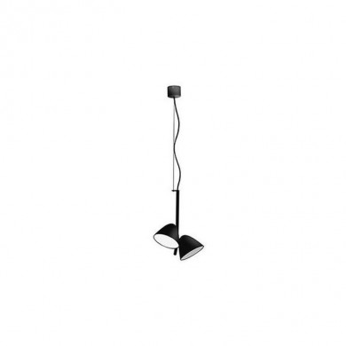 Suspension Flash Noir LED Intégrée 10W FAR_20206 20206 Suspension Flash Noir LED Intégrée 10W FARO 20206