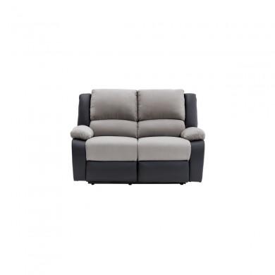 Canapé de relaxation Koop Gris Noir 143cm  9121EEPUNOMFGR2