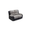 Canapé de relaxation Koop Gris Noir 143cm  9121EEPUNOMFGR2