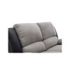 Canapé de relaxation Koop Gris Noir 143cm  9121EEPUNOMFGR2