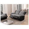 Canapé de relaxation Koop Gris Noir 143cm  9121EEPUNOMFGR2