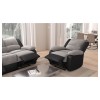 Fauteuil de relaxation Koop Gris Noir  9121ENG1