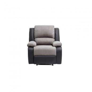 Fauteuil de relaxation Koop Gris Noir  9121ENG1