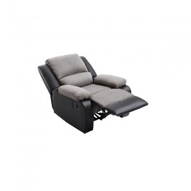 Fauteuil de relaxation Koop Gris Noir  9121ENG1