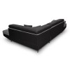 Canapé d'angle Rio Gris Noir 271cm  RIONGMFPUG