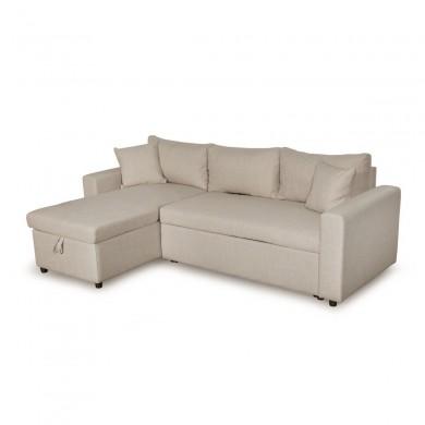 Canapé d'angle réversible Maria Beige 259cm  L200TBEI