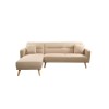 Canapé d'angle réversible Orizon Beige  ORIZONTBEBOCGD