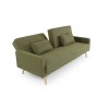 Canapé droit 3Sczf Vert  3SCZF1264TVER