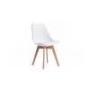 Lot de 2 Chaises A8026 Blanc  A8026BLH