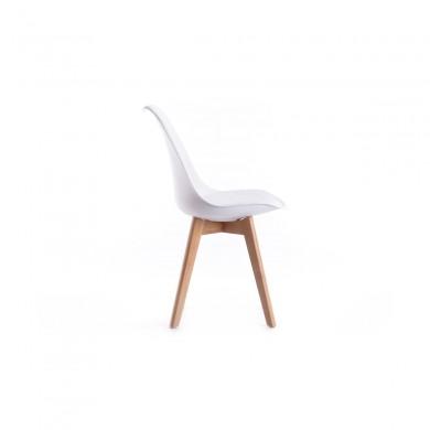 Lot de 2 Chaises A8026 Blanc  A8026BLH