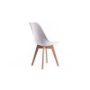 Lot de 2 Chaises A8026 Blanc  A8026BLH