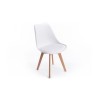 Lot de 2 Chaises A8026 Blanc  A8026BLH