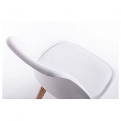 Lot de 2 Chaises A8026 Blanc  A8026BLH