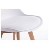 Lot de 2 Chaises A8026 Blanc  A8026BLH