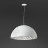 Suspension Design Magma 3x60W E27 Blanc Argenté FARO 28398