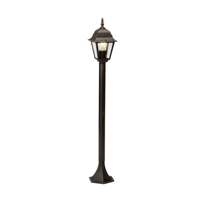 Potelet extérieur NEWPORT rouille 1x60W BRI_44285_55 44285/55 Potelet extérieur NEWPORT rouille 1x60W BRILLIANT 44285/55