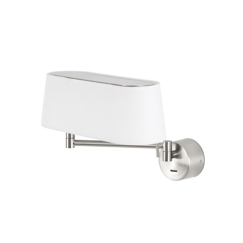 Applique murale Desliz Nickel mat 1x11W LED FAR_28480 28480 Applique murale Desliz Nickel mat 1x11W LED FARO 28480