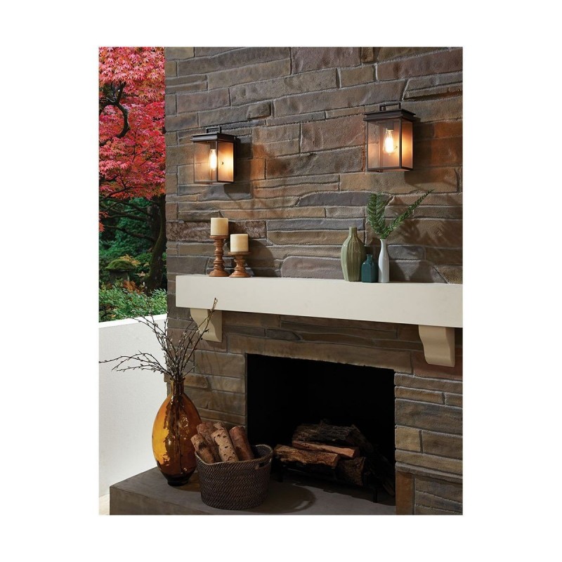 Applique Murale Glenview 1x60W Bronze Antique H307mm ELSTEAD LIGHTING FE GLENVIEW M