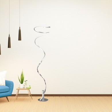 Lampadaire HELIX Argenté Chromé LED 1x42W MAN_6100 6100 Lampadaire HELIX Argenté Chromé LED 1x42W MANTRA 6100