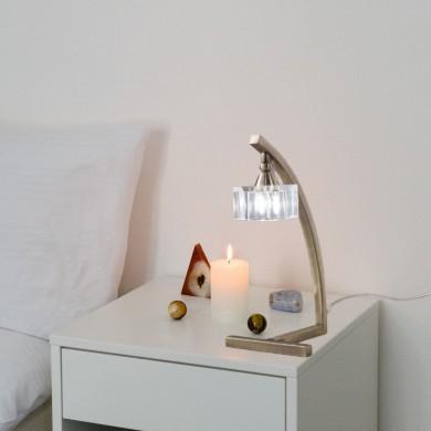 Lampe à poser CUADRAX Laiton antique G9 1x43W 1104 MAN_1104 1104 Lampe à poser CUADRAX Laiton antique G9 1x43W 1104 MANTRA 1104