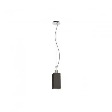 Suspension Liz 1x28W E27 Noir Chromé RENDL R13823