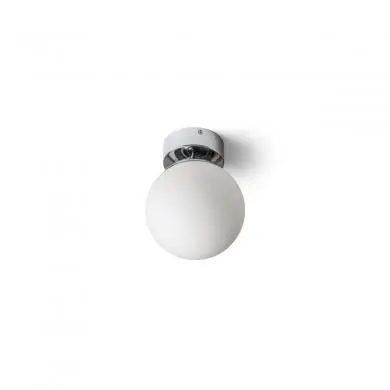 Plafonnier Salle de Bain Bolly 1x15W E27 Chromé H22,5 RENDL R13693