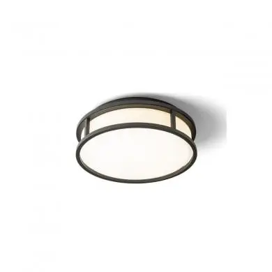Plafonnier Salle de Bain Grande 1x12W LED Noir RENDL R13677