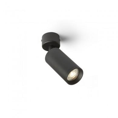 Plafonnier Belenos 1x9W GU10 Noir RENDL R13364