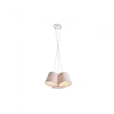 Suspension Nancy 3x11W E14 Blanc Rouge RENDL R13345
