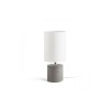 Lampe Camino 1x28W E27 Blanc Ciment RENDL R13295