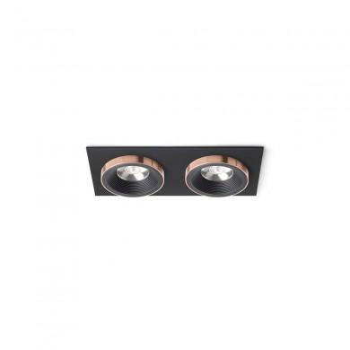 Encastrable Sharm 2x10W LED Noir Cuivre R13259 RENDL R13259